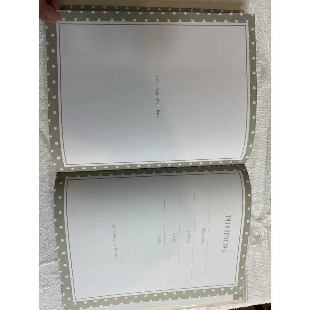 Little Pear by‎ Pearhead My Baby Book Memory Album w Photo Frame & Ink Pad 9x11